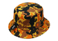 FUN printing embroidery yellow camouflage adult fisher man bucket hat