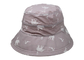 Customized printing pink sun block sunshade adult female bucket hat