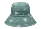 Green Sun Block Sunshade Fisherman Bucket Hat Comfortable Eco Friendly