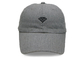 Diamond gray dads cap low crown diamond logo adjustable buckle