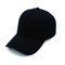Screen Printed Black Blank Baseball Caps , 100 Cotton Baseball Caps Trendy Design