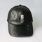 Metal Skull Design Womens Leather Baseball Hat With Hole Waterproof