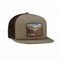 Custom Embroidered Flat Bill Snapback Hats , Nylon Mesh  Snapback Hats