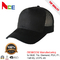 58cm Size Polyester Trucker Hat / All Black Trucker Hat Embroidered Pattern