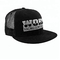 Plain Sport Embroidered Flat Brim Snapback Hats 100% Polyester Material 56-60cm