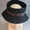 Eco-friendly Creative Design Black Bucket Hats , Packable Summer Travel Adjustable  Hat 