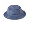 Ladies Blue Tie Dye Men'S Boonie Bucket Hats , Washed Denim Fishing Hat