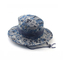 100% Cotton Fisherman Bucket Hat With Strings Plain Pattern Quick Dry