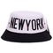 Embroidery New York Style Fisherman Bucket Hat 100% Polyester Fabric
