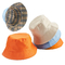 Personalised Orange Youth Bucket Hat , Solid Color Vented Urban Bucket Hats