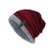 Slouch Wool Fleece Fur Knit Beanie Hats Foldable Unisex Outdoor Style