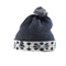High End Custom Jacquard Beanie , Womens Beanie Hats With Pom Comfortable