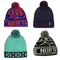 Lightweight Multi Colored Knit Beanie Hats Moisture Wicking Winter Protection
