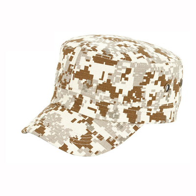 2019 Flat Top Army Cap , New Style Military Camouflage Cap 100% Cotton