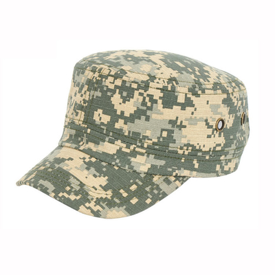 2019 Flat Top Army Cap , New Style Military Camouflage Cap 100% Cotton