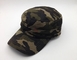 Durable Camouflage Military Cadet Cap Pure Cotton 3d Embroidery Fitted