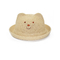 Korean Version Baby Cat Ears Hat , Kids Summer Hats Straw Material