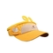 Yellow Summer Kids Sun Visor Cap Colorful Monkey Animal Topee Hat For Children