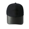 PU Sports Dad Hats Street style hats Black Pure Color For Unisex
