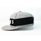 Custom Logo Flat Brim Snapback Hats With Snap Closure 85% Acrylic 15% Wool