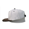 PU Label 6 Panel Flat Brim Snapback Hats For Advertising Character Style