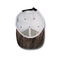 PU Label 6 Panel Flat Brim Snapback Hats For Advertising Character Style