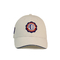 Custom White Printed Baseball Caps / Gorras Baseball Hat 3D Rubber Patch Cotton