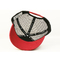 Red Color Promotion 5 Panel Trucker Cap With Mesh Patch LOGO Adult Use