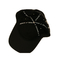 Rhinestone Logo Small Baseball Cap / New Style Women Black Cotton Twill Cap Hat