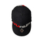 Customized Black 5-Panel Panel Flat Bill 3D Embroidery Logo Snapback Cap Sports Cap