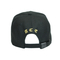 Customize Black 6 - Panel Flat Embroidery Logo Sports Baseball Caps