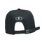 Mens Metal Buckle Hat Black Animal Caps Custom Embroidered Logo Patch Baseball Hat