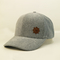 Bsci Plush Adults 5 Panel Baseball Cap With Leather Patch ODM OEM