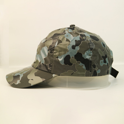 6 Panel Adjustable Baseball Cap For Low Profile Camouflage Unconstructed Dad Hat