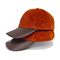 Fashion Custom PU Brim 6 Panel wool Baseball Cap Hats High Quality Luxury Polyester Baseball Cap