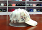 Custom Flower Metal Label Sports Dad Hats Breathable And Waterproof