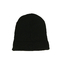 Custom Crochet black beanie knitted winter skull ski cap beanie slouch alpaca hat with patch logo