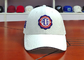 2020 High quality white 6panel metal buckel custom patches logo baseball caps sports hats