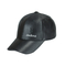 Comfortable Black Leather Material Sports Dad Hats With Metal Buckle