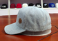 High quality velvet  custom rubber patch logo customized material  baseball sports caps hats