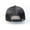 Small MOQ Soft Silk Customized Black Embroidery Patch metal buckle baseball Hats Caps