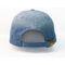 ACE Wash blue denim  Customized curve brim  silk printed logo baseball Hats Caps