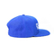 Blue Printed Flat Bill Hip Hop Snapback Caps In Summer Custom Made Logo Sticker