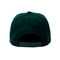 Customized Dark Green Hip Hop Snapback Hats Flat Brim 100% Cotton