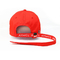 Printing Strap 6 Panel Baseball Cap For Promotion / Red Sports Hats