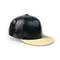 2019 latest styles stock order pu leather cheap flat brim 3d embroidery snapback hat best quality