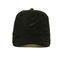 custom-made 3D embroidery 5 panel suede trucker cap with plastic buckle