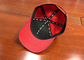 ACE brand newest bling star 3D embroidery logo 6panel red baseball caps hats