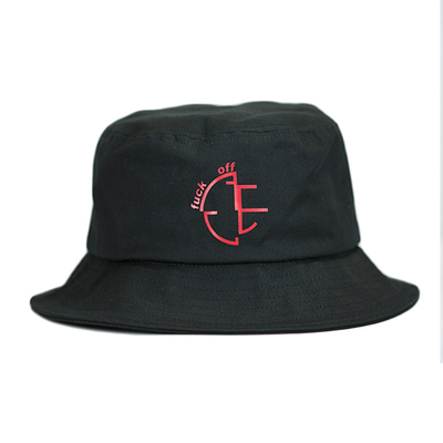 Reversible Fisherman Bucket Hat Custom High Rubber Print Bucket Cap