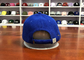 Curve bill Customize 6panel  navy blue 3D embroidery M letter baseball caps hats